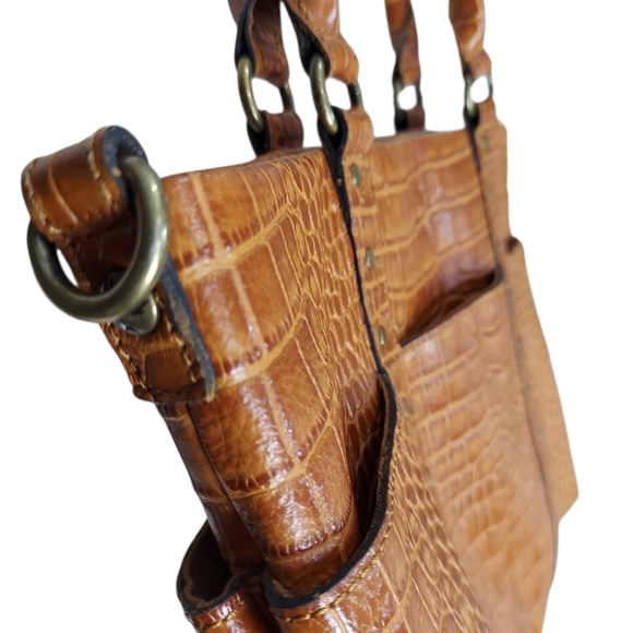 Patricia Nash Embossed Leather Shoulder/Tote Bag - Picture 4 of 9